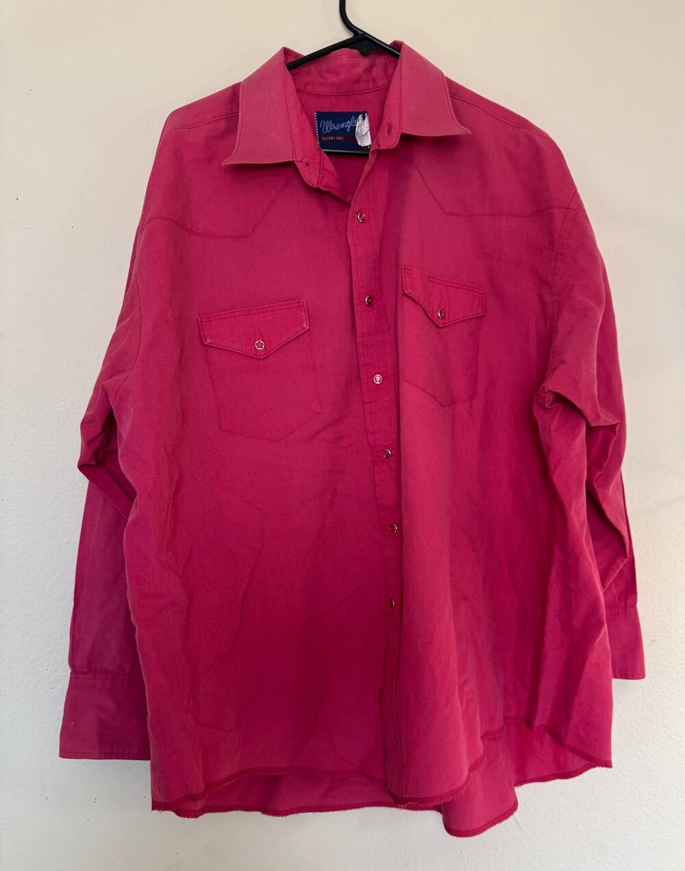 Wrangler X-Long Tails Men’s Red Western Snap Shirt